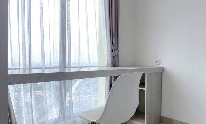 South Tambun Apartment | White Toned Studio At Lrt City Bekasi Apartment