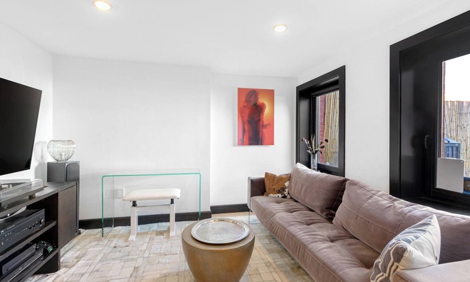 Park Slope Apartment | Whole Garden Floor in Modern Luxury Brownstone & Remote Work Paradise