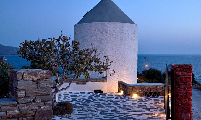 Koundouros Villa | Windmill Retreat - Swimming Pool and Sea Views close to a Pebble Cove