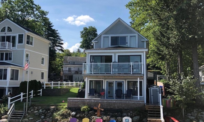 Gilford House | Winnipesaukee Vacation Home For Entire Family W/Private Beach And Dock