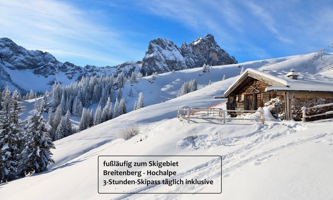 Heitlern Apartment | Winter vacation in the Allgäu with free ski pass directly at the ski resort
