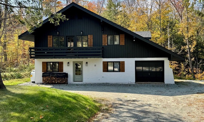 Stratton Mountain Ski Chalet | Winterfell chalet - quiet, relaxing & private with Stratton on your doorstep.