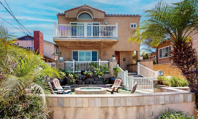 Carlsbad House | Wonderful Beachside House w/Private Hot Tub & Washer/Dryer, WiFi, & Firepit