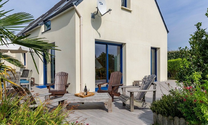 Kerlouan House | Wonderful private villa for 6 guests with WIFI, TV and terrace