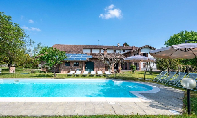 Basaluzzo Villa | Wonderful private villa with WIFI, private pool, hot tub, TV, patio, pets allowed and panoramic .