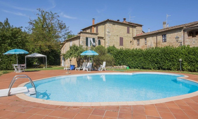 Simignano Villa | Wonderful private villa for 4 people with private pool, patio and parking, close to Siena