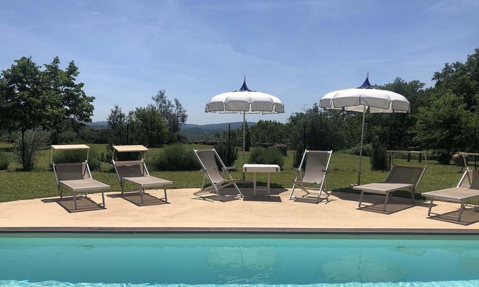 Manciano Villa | Wonderful private villa for 6 people with private pool, A/C, WIFI, TV, terrace and panoramic view