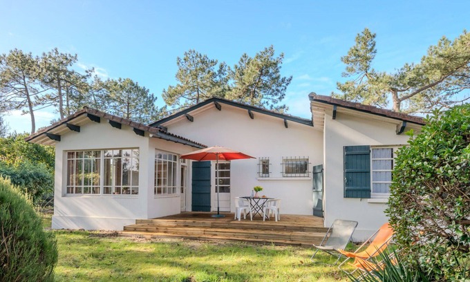 Mimizan House | Wonderful private villa for 6 people with WIFI, TV, terrace and pets allowed