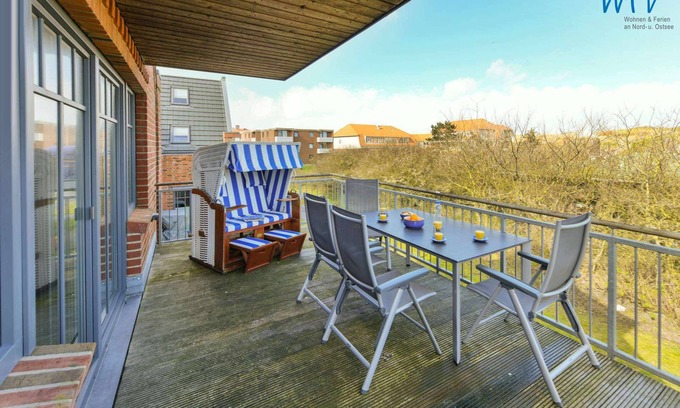 Wangerooge Apartment | Wonderful view of the Wangeroog dune landscape and the North Sea!