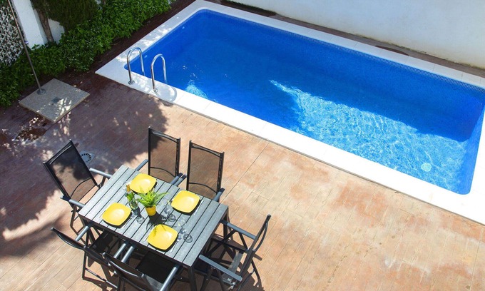 San Juan de Alicante House | Wonderful villa for 10 guests with A/C, private pool, WIFI, TV, terrace and parking