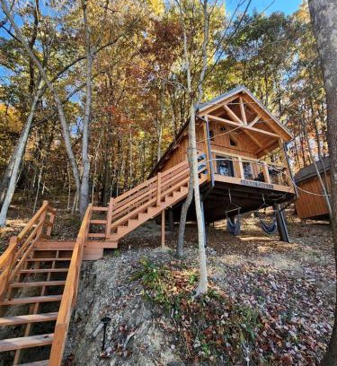 Scio House | Wooden Chic Cabin Fully Stocked in Ohio
