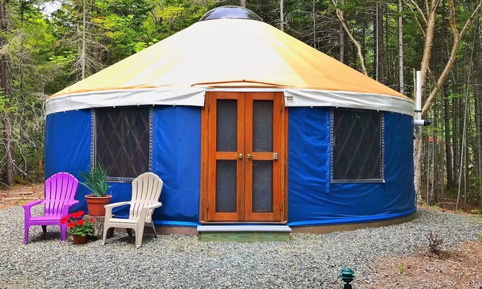 Southwest Harbor Cottage | Yurt Glamping on the Quiet-side of Acadia National Park!
