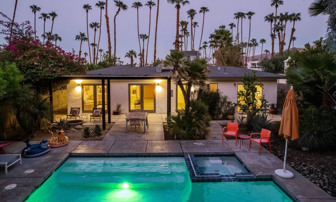 The Mesa House | Zen Modern Home - Wind Free S Palm Springs - SALT WATER POOL/SPA
