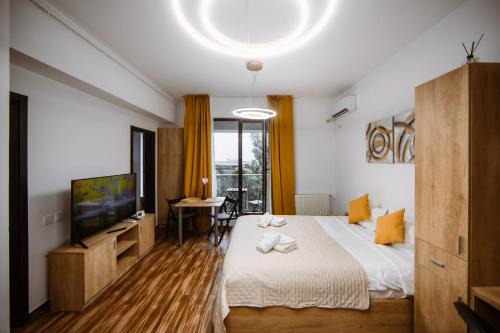 Bucharest Apartment | Zen Studio 1 with balcony