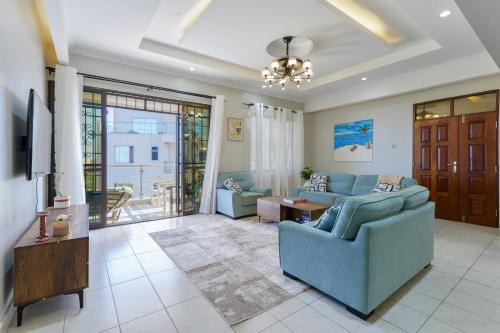 Shanzu Apartment | Zuri's Luxurious Oceanview Penthouse, Meters from the beach