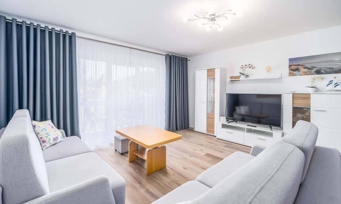 Miedzyzdroje Apartment | Zwycięstwa 9 | Bright Apartment | Balcony