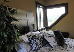 Lake Front Castle Style Custom Home Balcony Suite