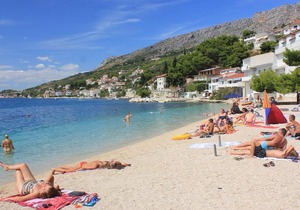 One bedroom apartment with balcony and sea view Sumpetar, Omiš (A-11798-b)