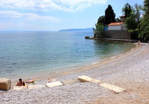 Two bedroom apartment with terrace and sea view Lovran, Opatija (A-14178-b)