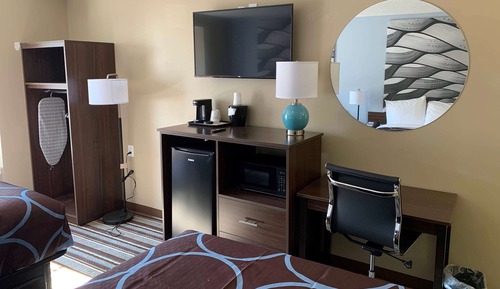 Basic Room, 2 Queen Beds, Accessible, Non Smoking (Mobility, Bathtub w/Grab bars)