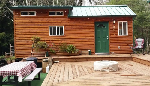 Tiny House Rialto, Loft bed, Hot Tub