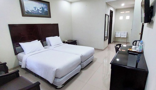 Deluxe Twin Room, 2 Twin Beds, Garden View