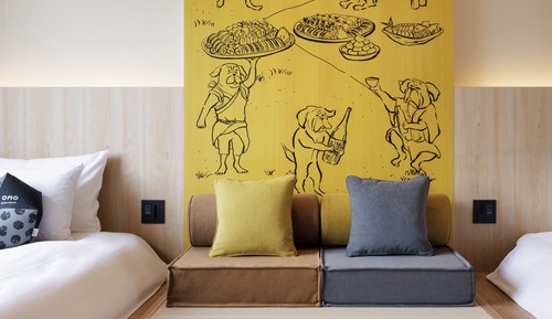 Basic Twin Room, 2 Bedrooms, Non Smoking, City View