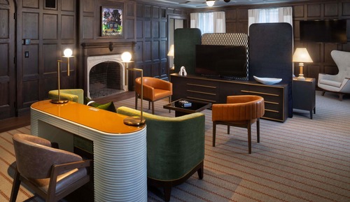 Suite, 1 King Bed (Library)