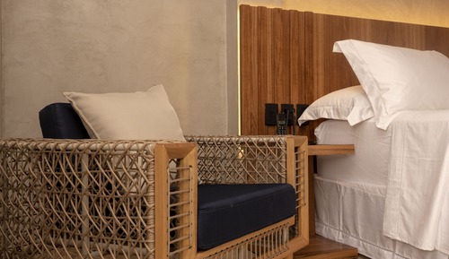 Premium Studio, 1 King Bed, Terrace, Partial Sea View