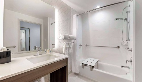 Suite, 1 King Bed, Accessible, Non Smoking (Roll-In Shower)