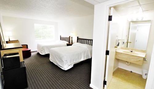 Comfort Studio, 2 Double Beds, Pool View