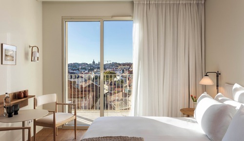 Balcony with City View