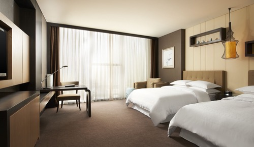 Room, 2 Double Beds, Harbor View