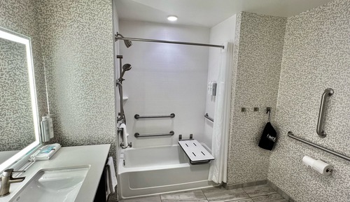 Studio, 1 Queen Bed, Accessible, Bathtub (Mobility & Hearing)