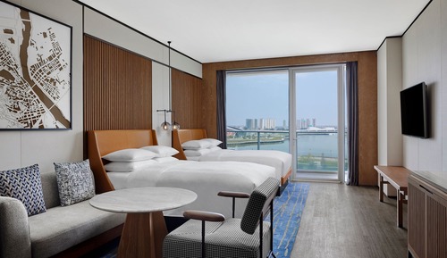 Premium Room, 2 Double Beds, Balcony