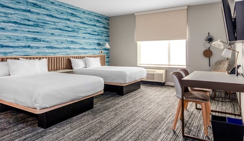 Studio, 2 Queen Beds, Non Smoking (Mobility Accessible, Roll-in Shower)