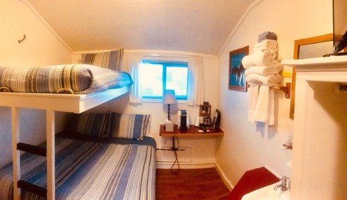 European Style Room #3 (Shared Bath) (1 double bed with twin bunk above, upstairs)