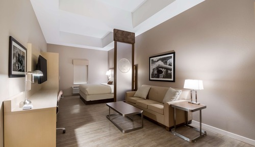 Suite, 1 King Bed, Accessible, Refrigerator & Microwave (with Sofabed)