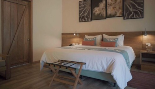 Deluxe Room, 1 King Bed, Hot Tub, Pool View