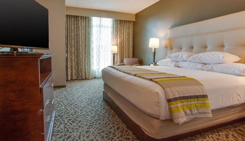Suite, 1 King Bed, Refrigerator & Microwave (2 Rooms)