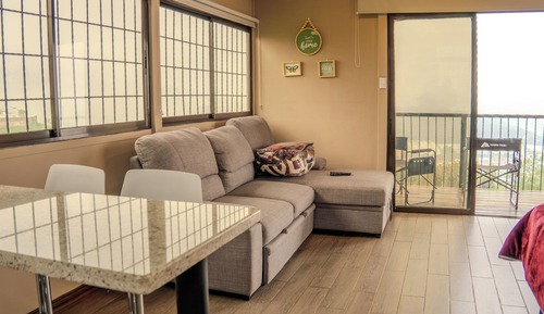 Panoramic Cabin, 1 King Bed with Sofa bed, Mountain View