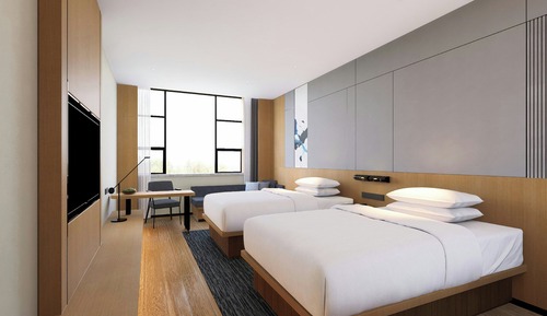 Superior Room, 2 Double Beds, City View