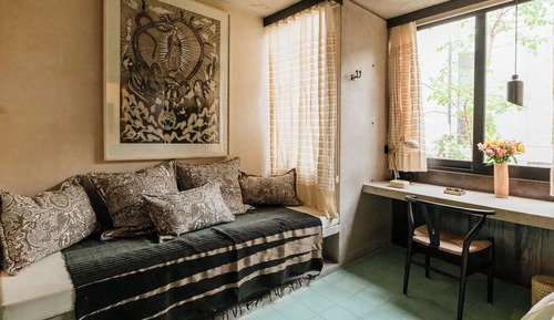 Deluxe Triple Room, Courtyard View