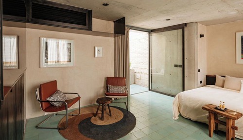 Deluxe Double Room, Courtyard View, Tower