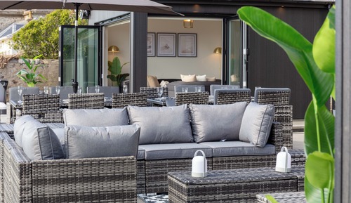 Deluxe Villa, Patio, Beach View