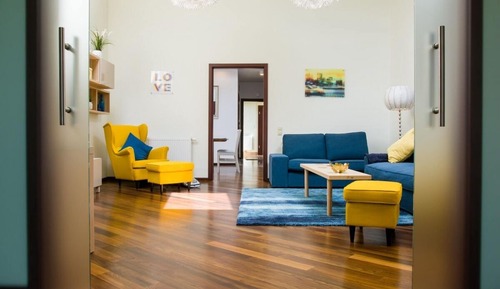 Comfort Apartment, 1 King Bed with Sofa bed, Air conditioning, City View