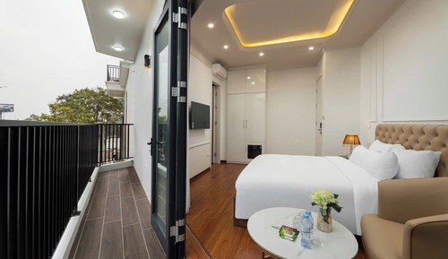 Basic Double Room, Balcony, City View