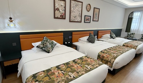 Comfort Quadruple Room, Multiple Beds, City View