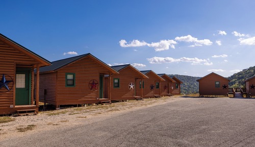 Comfort Cabin, 2 Queen Beds, Mountain View