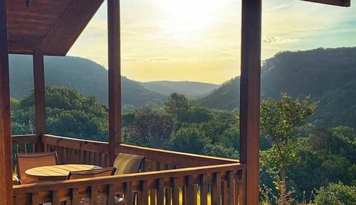 Comfort Cabin, 1 Queen Bed, Mountain View